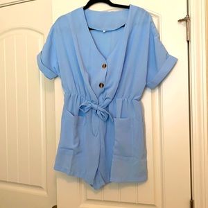 Blue romper